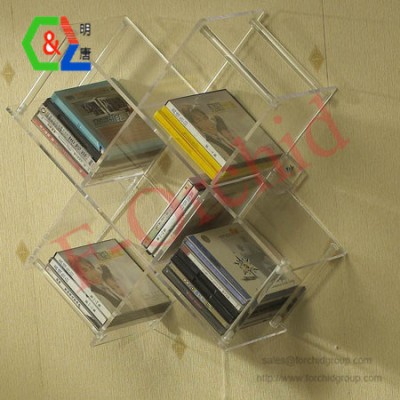 Acrylic Plastic Wall Box Shelf Storage Holder Display for Home Decoration Living Room